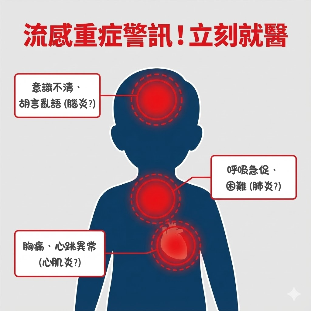 流感併發症警訊