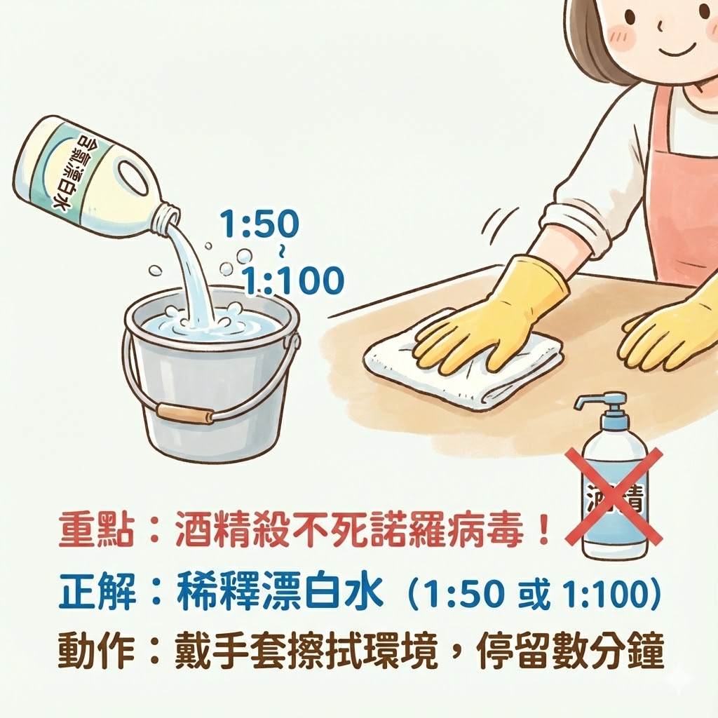 漂白水消毒教學
