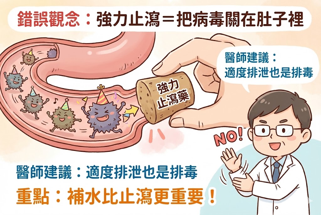 止瀉藥使用時機