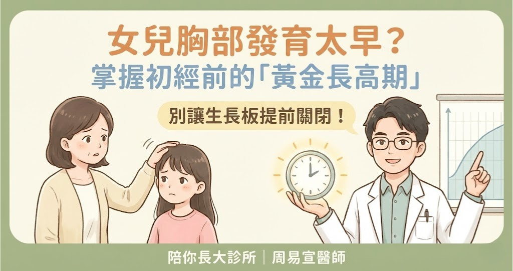 竹北陪你長大小兒科診所_周易宣醫師性早熟門診