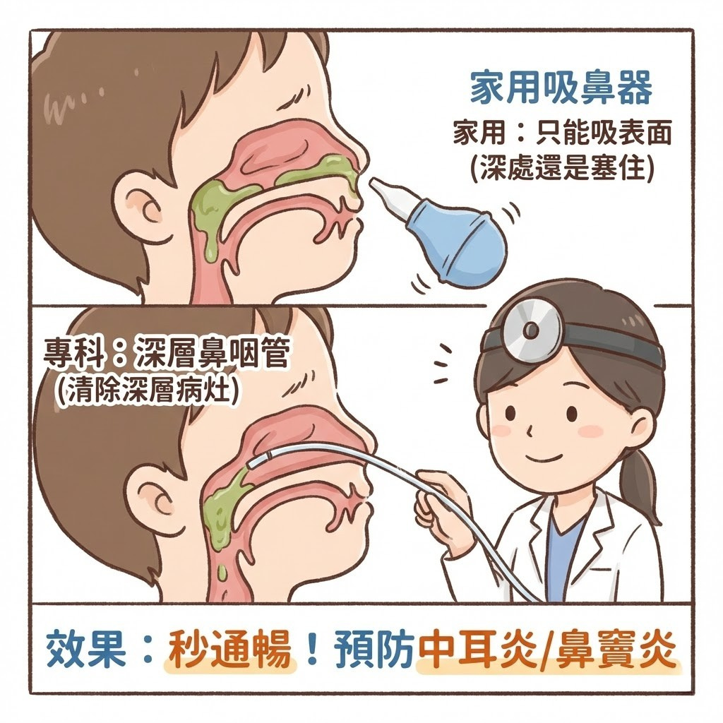 陳安婕醫師耳鼻喉專科吸鼻涕技術_內視鏡檢查