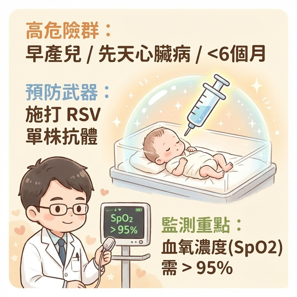 RSV重症高危險群_早產兒與先天性心臟病兒童
