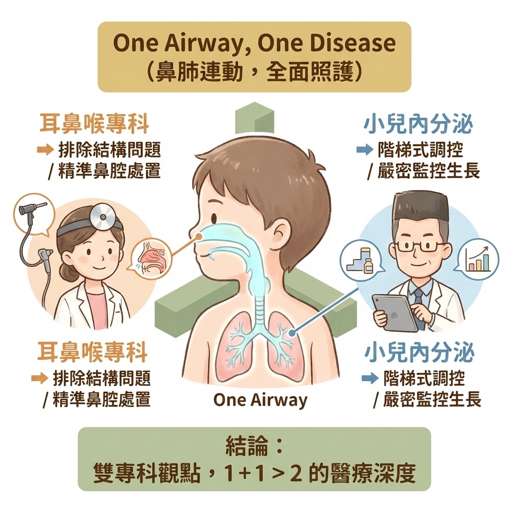 竹北雙專科醫師治療氣喘_陳安婕耳鼻喉科與周易宣小兒科