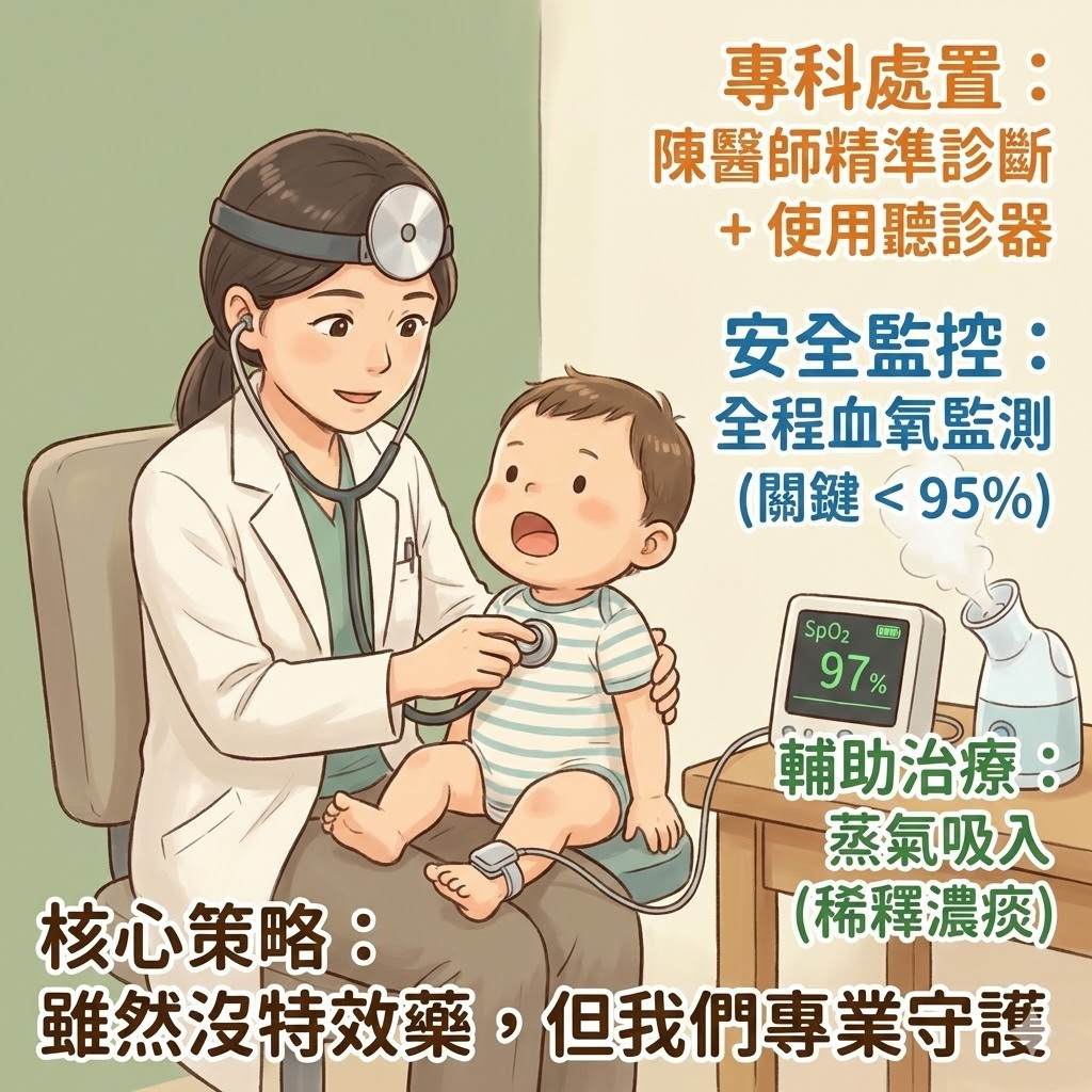 RSV治療策略_耳鼻喉專科精準判斷病灶、蒸氣治療與血氧監測