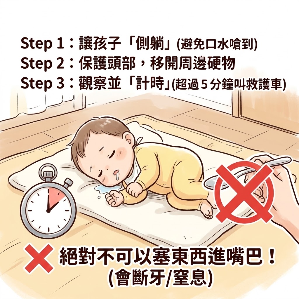 兒童熱痙攣急救步驟_發燒抽筋處理原則