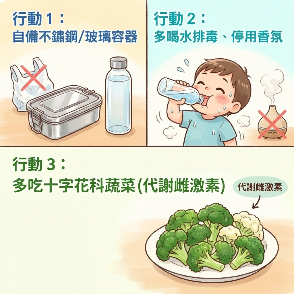 居家環境排毒SOP_減少塑化劑與環境荷爾蒙_健康飲食建議