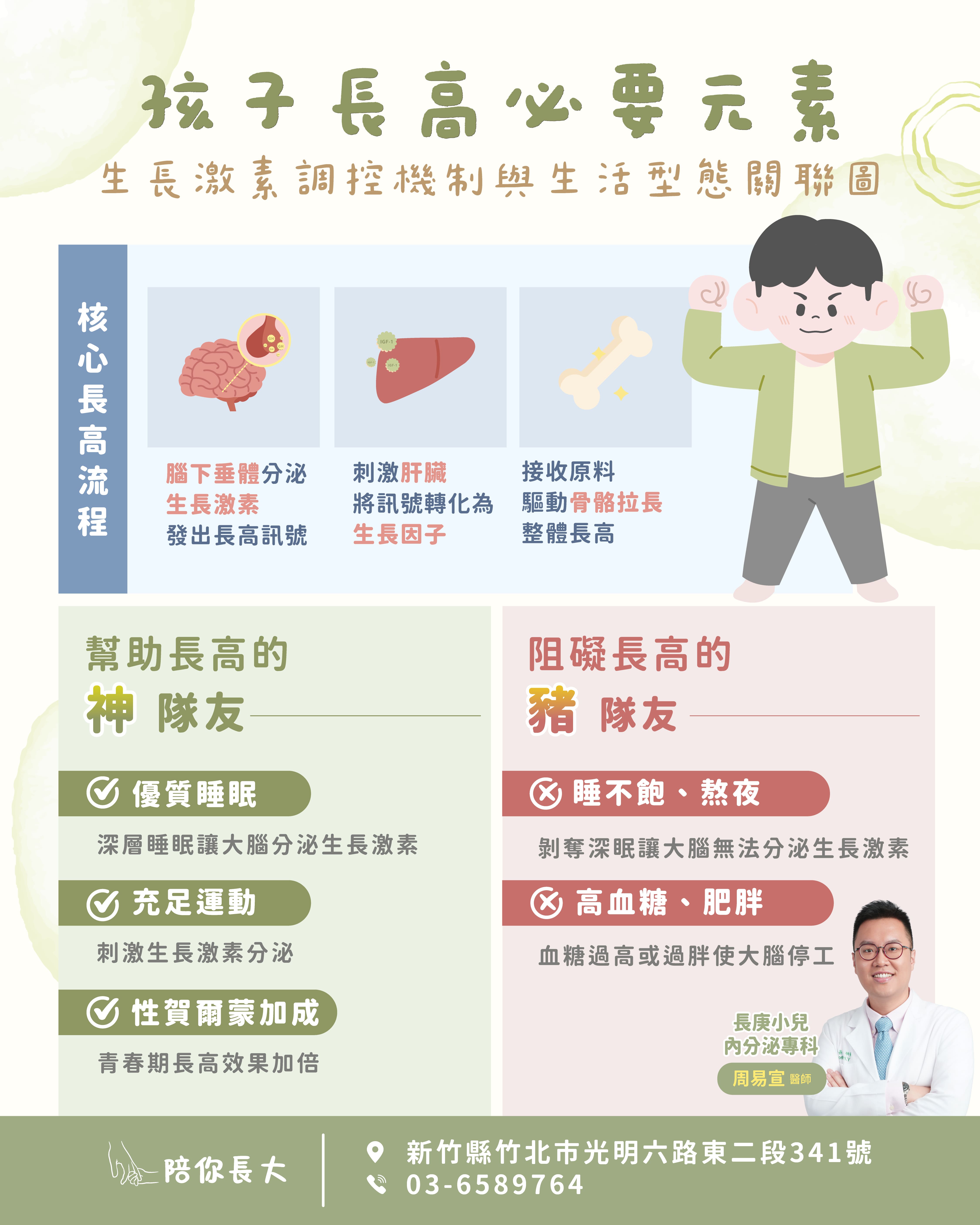 生活型態對長高的影響